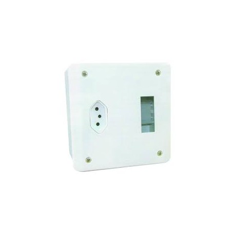 CX. EMBUTIR P/AR C/TOMADA 20 A + DISJUNTOR