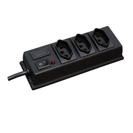 FILTRO DE LINHA 3 TOMADAS