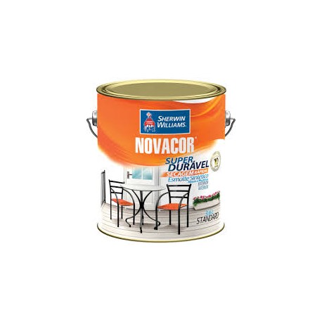 ESMALTE NOVACOR BRILHANTE PRETO 3,6LT (NOVO)