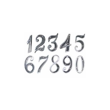 NUMERO 0 EM ALUMÍNIO