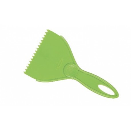 ESPATULA TEXT. DENTADA 10CM ROMA