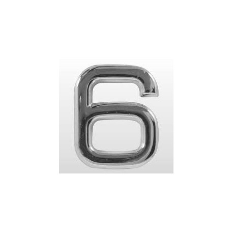 NUM.6 ABS CROMADO 39MM (8857)