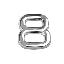 NUM.8 ABS CROMADO 39MM (8859)