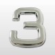 NUM.3 ABS CROMADO 39MM (8854)