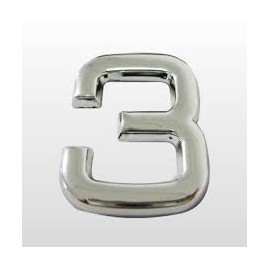 NUM.3 ABS CROMADO 39MM (8854)