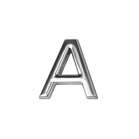 LETRA A ABS CROMADA 39MM (8862)