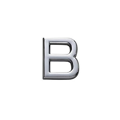 LETRA B ABS CROMADA 39MM (8863)
