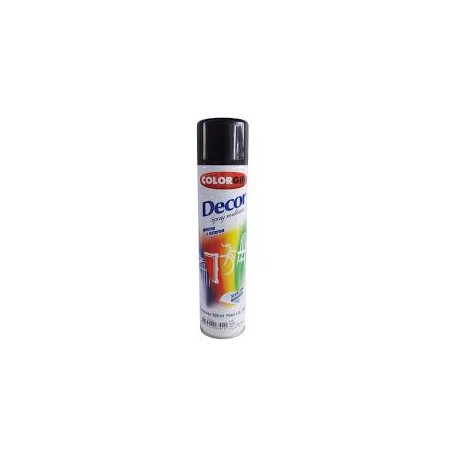 COLORGIN DECOR SPRAY MULTIUSO PRETO BRILHANTE 8701