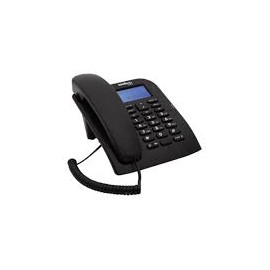 TELEFONE C/FIO PRETO TC 60 ID INTELBRAS (NOVO)