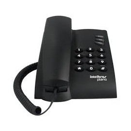 TELEFONE C/FIO PRETO PLENO INTELBRAS