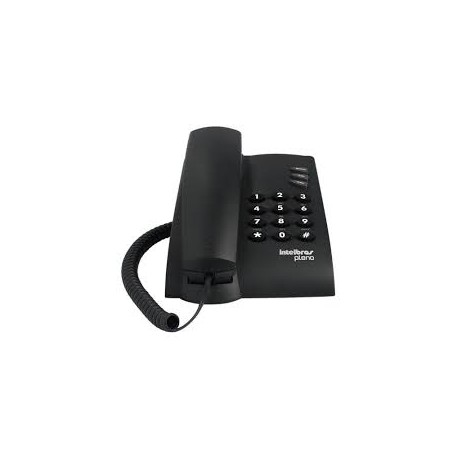 TELEFONE C/FIO PRETO PLENO INTELBRAS