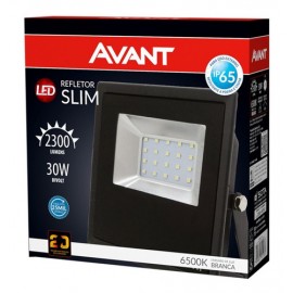 REFLETOR LED 30W/ 6500W AVANT (NOVO)