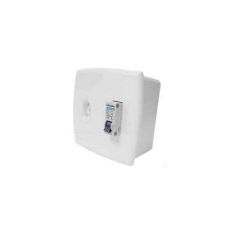 CX. EMBUTIR P/AR C/TOMADA 20A + DISJUNTOR ILUMI