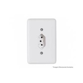 TOMADA 10A BRANCO 20140 STYLUS ILUMI (NOVO)