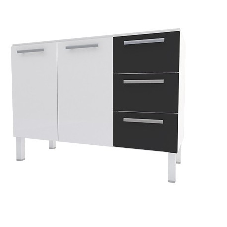 GAB ACO P/PIA 1,20 VENUS FLAT 3G PRETO COZ (NOVO