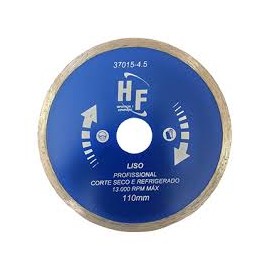 DISCO DIAMANTADO LISO 4 1.2 X 110 MM HF
