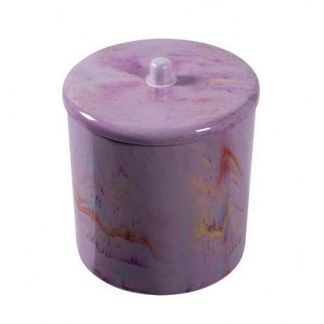 CESTO MULTIUSO C/TAMPA 6LT TIEDYE MARM(CT4M-MM) 