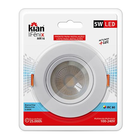 LUM. SPOT LED RED 05W/6000W