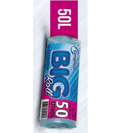 SACO P/ LIXO AZUL 50L - 63x80 RL C/40UND. (NOVO)