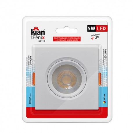 LUM. SPOT LED QD 5W/6000W - BR