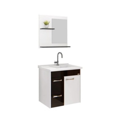 KIT ARM/ESP GENOVA 55,4 PRETO/BRANCO AJ ROR (NOVO)