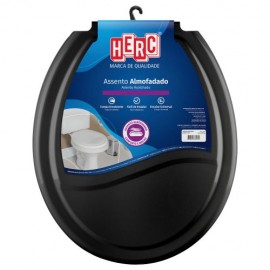 ASSENTO ALMOFADADO PRETO HERC