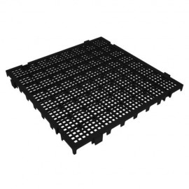 PISO PLASTICO PRETO 50X50 42526 PRESTO