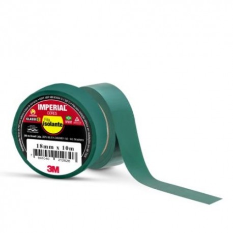FITA ISOLANTE 18X10MM VERDE 3M (NOVO)