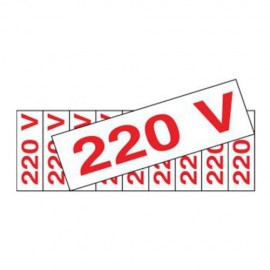 PLACA POLIE. 110V 1,5X0,4CM - C/16 (NOVO)