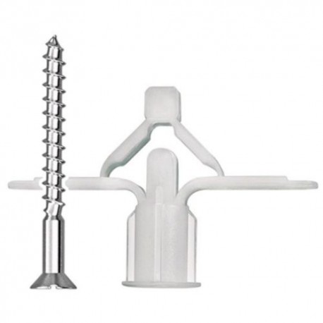 BUCHA GESSO/DRYWALL 15/12MM C/PARAFUSO (NOVO)