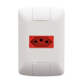 TOMADA ARIA 20A VERMELHA TRAMONTINA (NOVO)