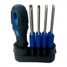 JOGO CHAVES FENDA/PHILIPS C/ESTOJO 8PCS HF (NOVO)