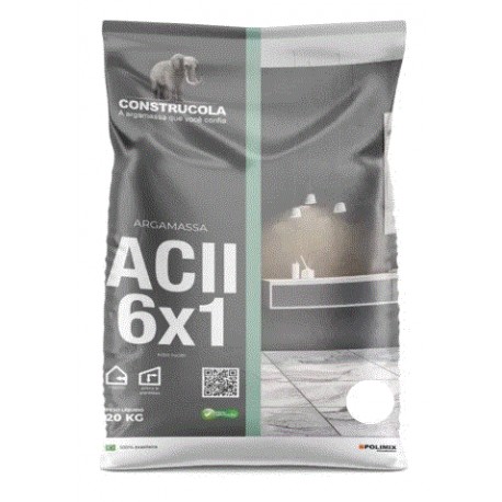 CONSTRUCOLA ARGAM. 6X1 BRANCA (NOVO)
