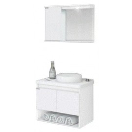 KIT BANH. ARM.63,5/PIA/ESP. BRANCO BERGAMO AJ(NOV