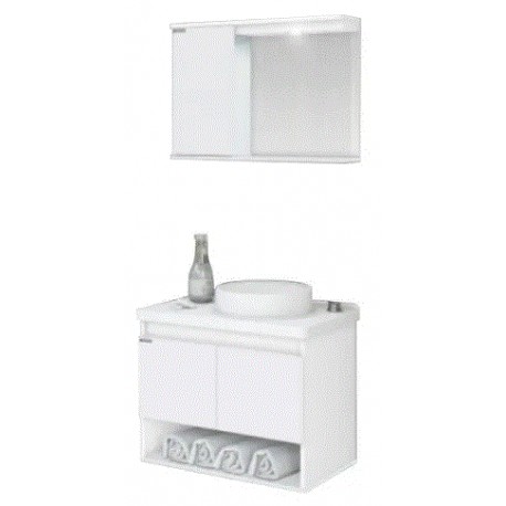 KIT BANH. ARM.63,5/PIA/ESP. BRANCO BERGAMO AJ(NOV