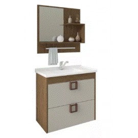 ARM. LIRIO 59CM C/ESPELH. AMENDOA/OFFWH MGM (NOVO)