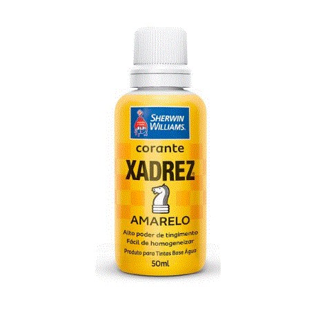 XADREZ LIQUIDO COR AMARELO