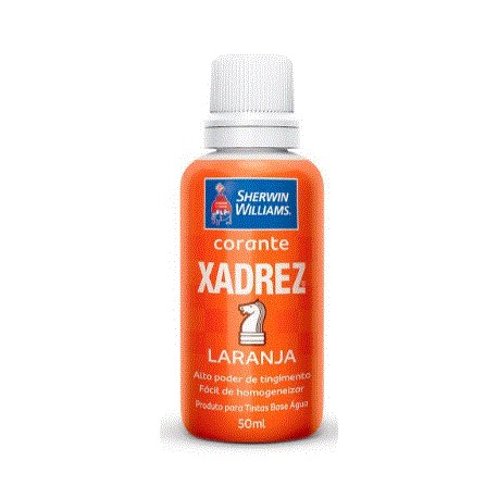 XADREZ LIQUIDO COR LARANJA