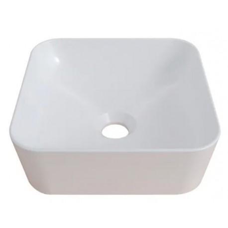 CUBA MARM. SINT. BRANCA RETANGULAR (NOVO)