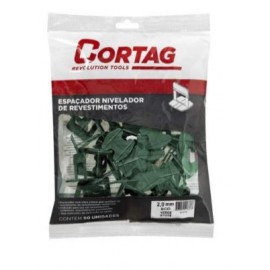 NIVELADOR 2,0MM C/50 PECAS LARGO CORTAG (NOVO)