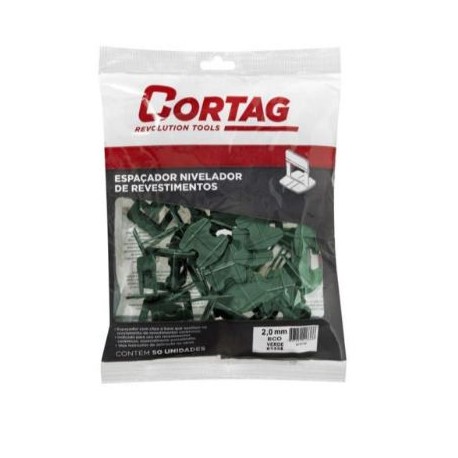 NIVELADOR 2,0MM C/50 PECAS LARGO CORTAG (NOVO)